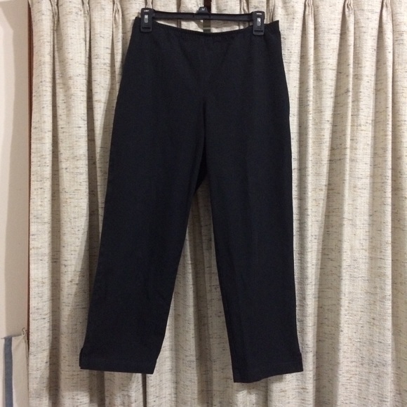 Eileen Fisher Organic Cotton Stretch Ankle Pants - Picture 1 of 7